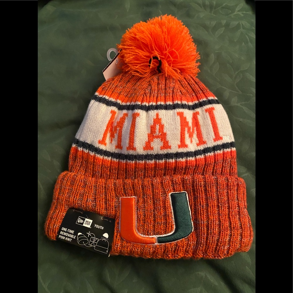 Miami Hurricanes beanie NWT